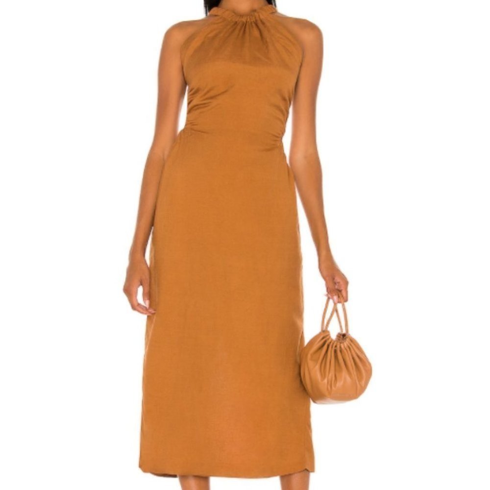 Bardot Grecian Amara Halter Midi Dress (10)